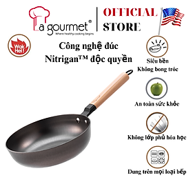 Mua Chảo gang đúc công nghệ mới La gourmet Nitrigan™ 28cm lòng sâu 4L - 347701 (tốt cho sức khỏe  siêu bền)