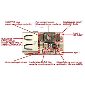 Mạch BOOST giảm áp DC-DC 5V 3A