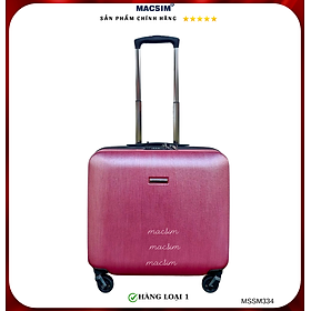 Vali cao cấp Macsim Smooire MSSM334 cỡ 16 inch màu hồng - Hàng loại 1