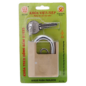 Mua Ổ Khoá Việt Tiệp Chống Cắt 73 x 52 Ống Phi 8Ly (Khoá Bấm)