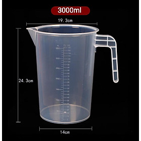 Mua Combo 3 ca đong nhựa có vạch chia dung tích 3 lít