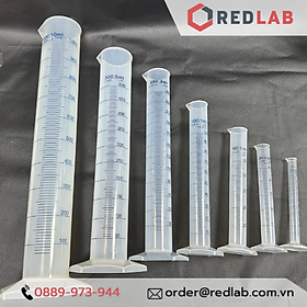 Mua Ống đong nhựa chịu nhiệt 10-25-50-100-250-500-1000 ml ONELAB  vạch xanh  đáy lục giác