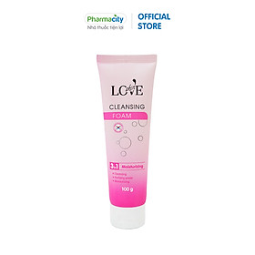 Sữa rửa mặt Love Skin Cleansing Foam Moisturizing (100ml) - Dưỡng ẩm