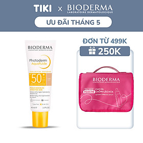 Kem chống nắng giảm bóng nhờn cho mọi loại da Bioderma Photoderm Aquafluide SPF50+ Claire 40ml [Màu da Tự nhiên]