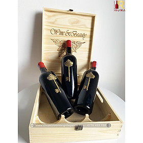Mua  Set quà tặng hộp gỗ  Hộp 3 chai vang Ý Segreto cao cấp