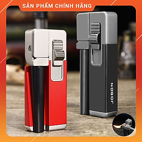 Mua Hộp Quẹt Bật Lửa Gas 1 Tia Lửa Ngang Jobon ZB-7002 Kiêm Tẩu Thuốc La Sợi Nhỏ Gọn Tiện Lợi + Tặng Kèm Dụng Cụ Chỉnh To Nhỏ Lửa