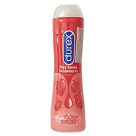 Hình ảnh Gel Bôi Trơn Durex Play Strawberry 100ml - Hương Dâu - Nhập Khẩu Thái Lan