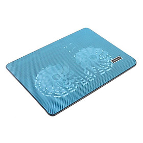 Mua Tản Nhiệt Laptop 2 Quạt Tốc Độ Lớn (màu ngẫu nhiên )