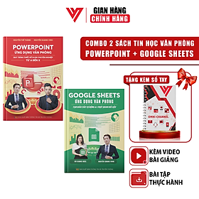 Combo 2 Sách PowerPoint Và Google Sheets Ứng Dụng Văn Phòng Kèm Khoá Học Online