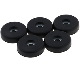 5 Pieces 40x10mm Cabinet Amplifier Speaker CD Isolation Rubber Feet Pad Base
