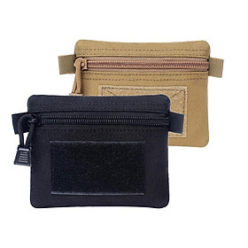 2pcs  Wallet Key Pouch Molle Gadget Pouch Accessory Bag