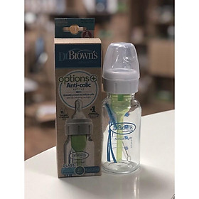Bình sữa Dr.Brown's cổ thường thủy tinh 120ml và 250ml option Plus