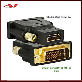 Đầu Chuyển DVI 24+1 ra HDMI đầu âm