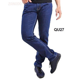 QUẦN JEAN NAM XANH TRƠN CHỈ NỔI ĐƠN GIẢN SANG TRỌNG