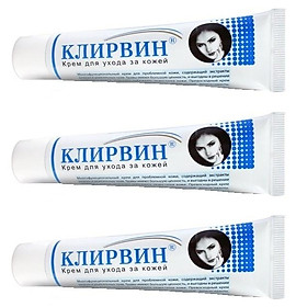 Bộ 3 tuýp kem hỗ trợ trị sẹo hỗ trợ trị rạn nga Klirvin Cream ( 25G)