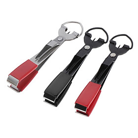3Pack Of Stainless Steel 4 In 1 Quick Knot Tying Tool Fishing Clippers
