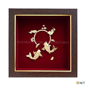 Mua TRANH CÁ CHÉP VƯỢT VŨ MÔN (20X20CM)