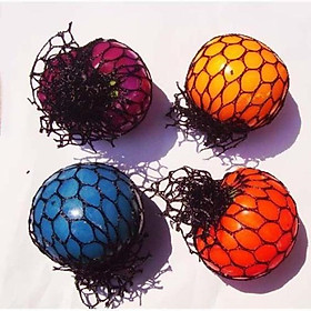 Anti Stress Face Soft Rubber Vent Grape Ball Autism Moody Relief Squeeze Toy Color Random
