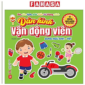 Sách - Bóc Dán Hình Phát Triển Trí Thông Minh - Dán Hình Vận Động Viên Và Những Nghề Nghiệp Bé Yêu Thích