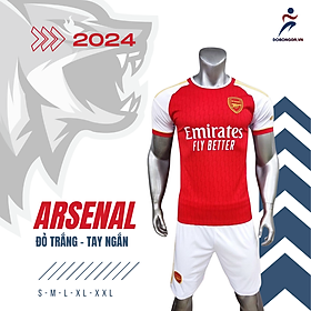 BỘ QUẦN ÁO BÓNG ĐÁ CLB ARSENAL ĐỎ 2024