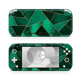 Mua Skin decal dán Nintendo Switch Lite mẫu vân đá xanh xếp chéo (dễ dán  đã cắt sẵn)