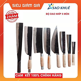 Mua Bộ dao 8 món Đa Sỹ làm bằng nhíp xe cao cấp