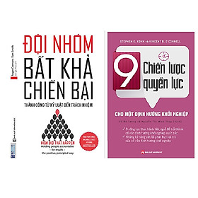 Combo 9 Chiến Lược Quyền Lực Cho Một Định Hướng Khởi Nghiệp+Đội Nhóm Bất Khả Chiến Bại - Thành Công Từ Kỷ Luật Đến Trách Nhiệm