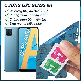 Dán cường lực dẻo nano dành cho OPPO A15, OPPO A15s