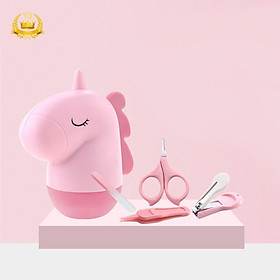 Mua 1 / 4 Dụng Cụ Chăm Sóc Móng Tay Cho Bé Sơ Sinh Kèm Hộp Đựng