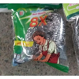 Mua Búi sắt cọ  chùi xong nồi - dày dặn  chắc chắn  không han gỉ