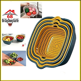 Mua Bộ rổ 6 món kèm chậu đa năng nhựa cao cấp