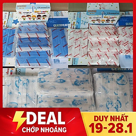 Hộp 50 cái Khẩu trang y tế 3 lớp dành cho trẻ em trên 5 tuổi Khánh An Kids Family Baby care