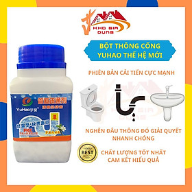 Mua Bột Thông Cống Bồn Cầu Lavabo Cực Mạnh YUHAO Siêu Thần Thánh 268G Thế Hệ Mới