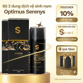 Bộ 2 Dung Dịch Vệ Sinh Nam Serenys Optimus 120ml – Làm Sạch, Khử Mùi