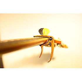 Mua Capo đàn Guitar Acoustic Gold GC03 màu gỗ - 3 chức năng kẹp tone đàn  ngăn phím  mở răng đàn ( tặng 2 phím gãy )
