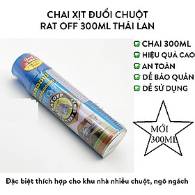 Mua Chai xịt đuổi chuột Rat Off - Anti rat spray Thái Lan  Loại mới 300ml  Xịt đuổi chuột an toàn và hiệu quả  Hàng Chính Hãng