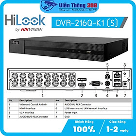 Mua Đầu ghi hình TVI-IP 16 kênh HILOOK DVR-216Q-K1(S) - Hàng chính hãng