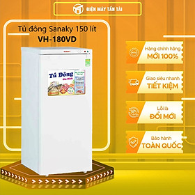 Mua Tủ đông đứng Sanaky VH-180VD 150 lít - Hàng chính hãng (chỉ giao HCM)