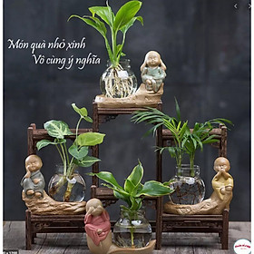 Mua Bộ tứ tượng cầm kỳ thi họa mini kèm lọ hoa phong thủy