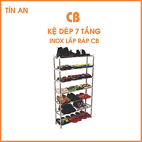 Kệ Inox để giày dép Prota Siêu bền 7 Tầng CB– Bảo hành 6 tháng – Cam kết 1 đổi 1