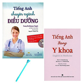 [Download Sách] Combo Tiếng Anh Chuyên Ngành Điều Dưỡng và Tiếng Anh Trong Y Khoa - English In Medicine ( Tặng Kèm Bút )