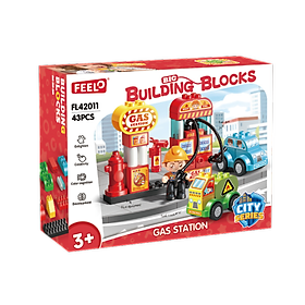 FEELO - 42011 - Lắp Ráp Trạm Xăng (43 Chi Tiết)
