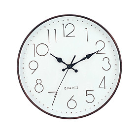12''Round Retro   Wall Non-ticking Decor Battery Operated