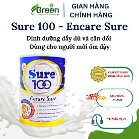 Sữa SURE 100 - ENCARE SURE Bổ sung dinh dưỡng cho người ăn uống kém