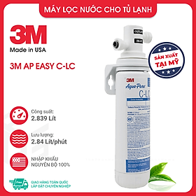 Mua  MIỄN PHÍ LẮP ĐẶT  Máy Lọc Nước Mỹ 3M AP EASY C-LC Dành Cho Tủ Lạnh (70020345958)  Công suất lọc 2.839L  3M Carbon Block Filtration  Có bán lõi thay thế (3M C-LC) - Hàng Chính Hãng 3M