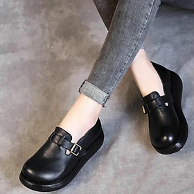 Giày loafer bệt, búp bê nobita giày nữ đế bệt S163