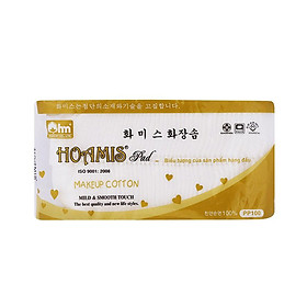 Bông Tẩy Trang Cao Cấp Korea PP 100 Hoamis (90 Miếng)