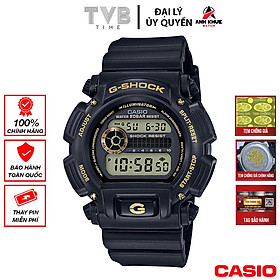 Đồng hồ nam dây nhựa Casio G-Shock chính hãng Anh Khuê DW-9052GBX-1A9DR (43mm)