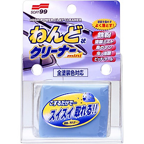 Đất Sét Tẩy Bụi Kim Loại, Bột Sắt Trên Thân Xe Surface Smoother Mini W-12 Soft99 100g