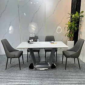 Mua Bộ bàn ăn mặt đá nhập khẩu sang trọng  hiện đại CTL06 Juno Sofa nhiều lựa chọn